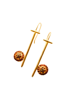 Load image into Gallery viewer, Ancient Circle Line Earrings (Gold-Plated)
