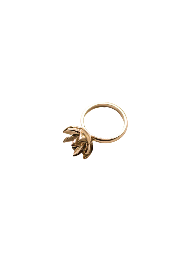 Blooming Lotus Ring (Silver)