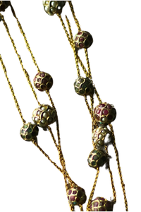 Cosmic Cocoon Gemstone Necklace