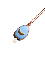 Load image into Gallery viewer, Crescent Shivaratri Necklace
