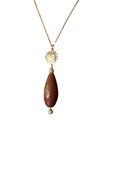 Devi's Gemstone Cascade Necklace