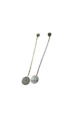 Dot Pendulum Danglers- Silver