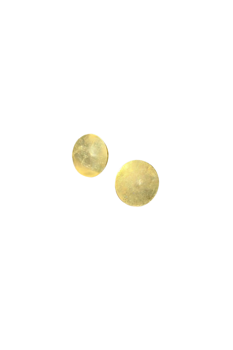 Dot Stud (Big) -  Gold-Plated