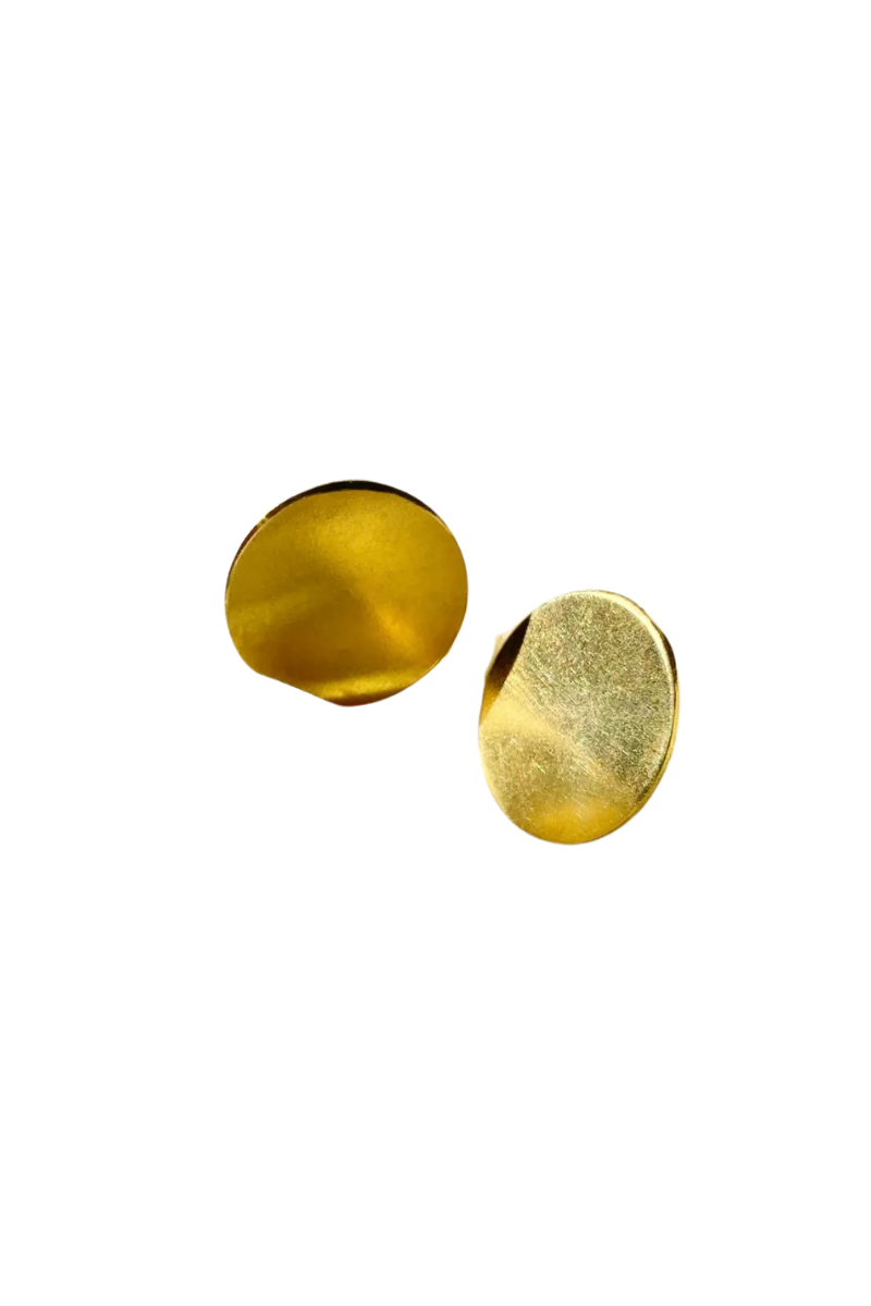 Dot Stud (Medium)- Gold Plated