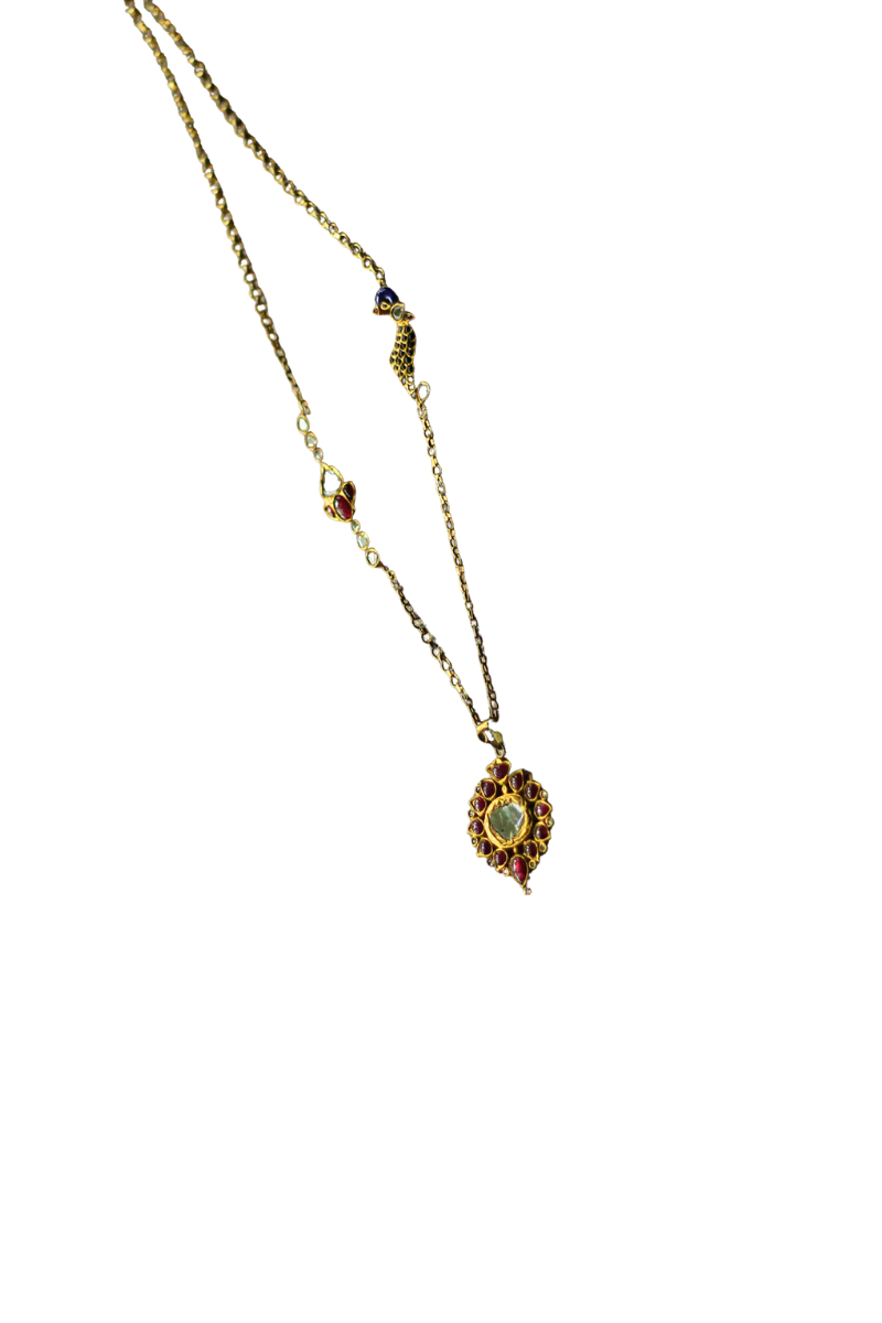 Ethereal Radiance Polki Long Necklace