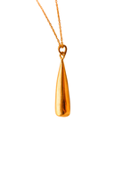 Load image into Gallery viewer, Flame Pendant- Gold plated (Big)
