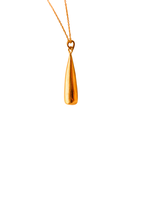 Load image into Gallery viewer, Flame Pendant- Gold plated (Small)
