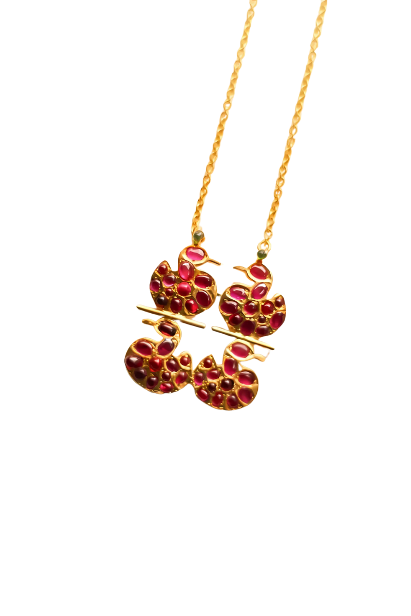 Hamsa Sisterhood Necklace (Gold-Plated)