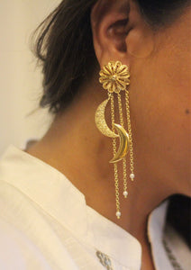 Mystical Romance Filigree Statement Earrings