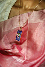 Load image into Gallery viewer, Amrita Ganesha on a Lapis Pendant

