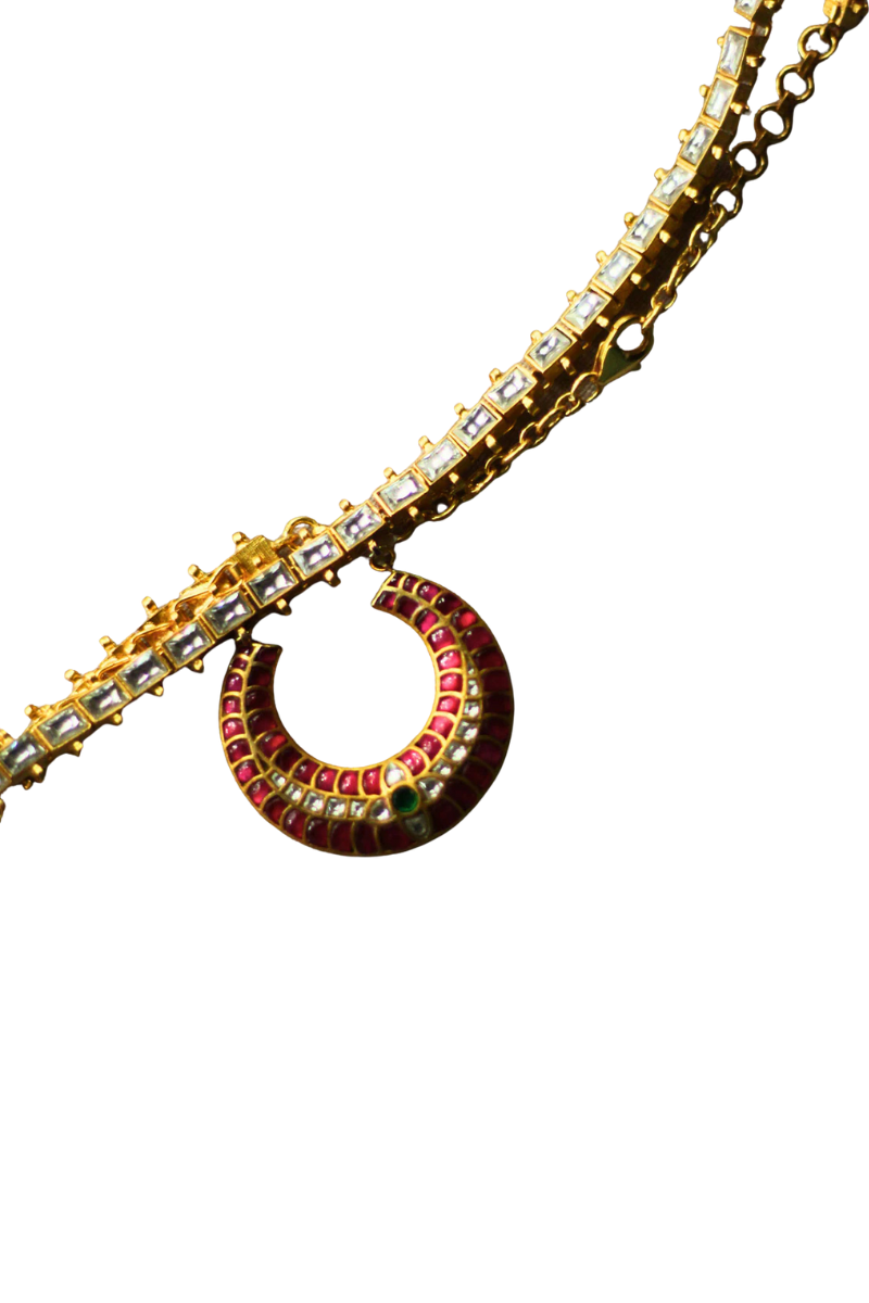 Jadau Crescent Splendor Choker