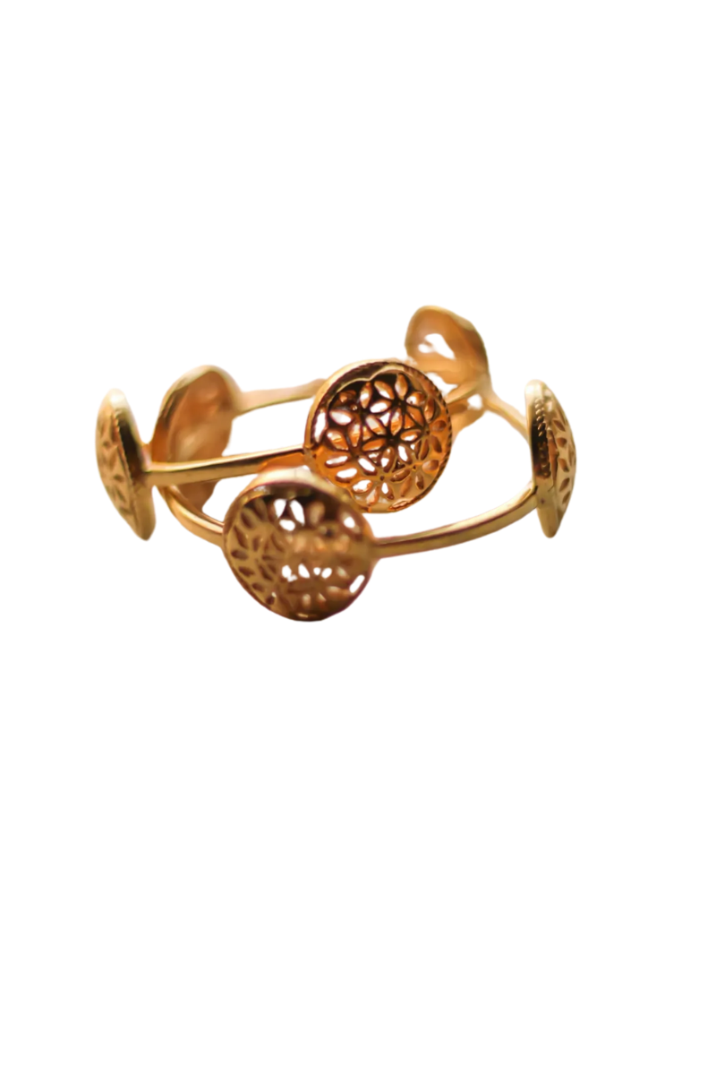 Motif Hoops (Gold-Plated)