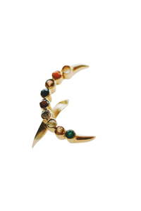Navaratna Crescent Ring (Small)