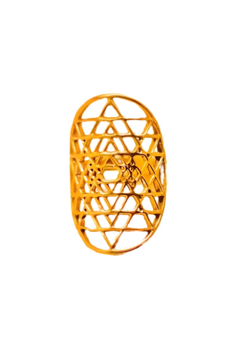 Shree Chakra Ring - Gold