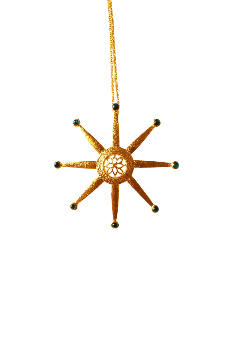 Sun Necklace- Gold Plated