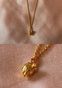 The Blooming Lotus Necklace ( Gold-plated Silver)