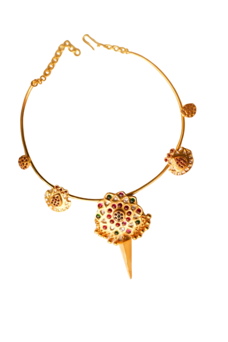 The Dancer's Temple Choker (Gold-Plated)