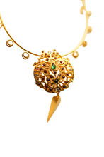 Load image into Gallery viewer, The Painter&#39;s Temple Choker (Gold-Plated)
