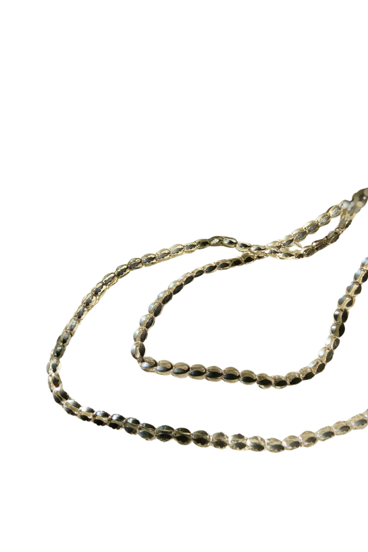 The Seed Layering Necklace- Silver