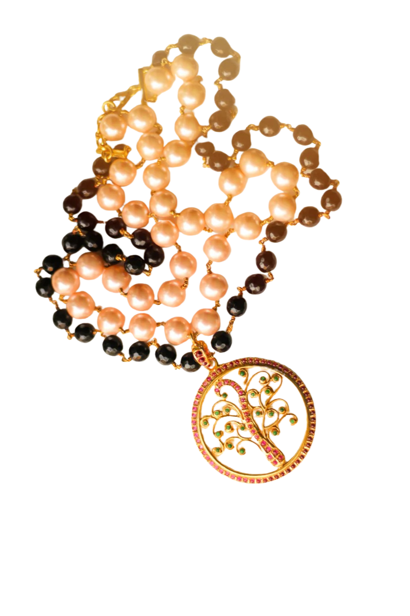 The Tree of Life Temple Necklace (Gold-Plated)