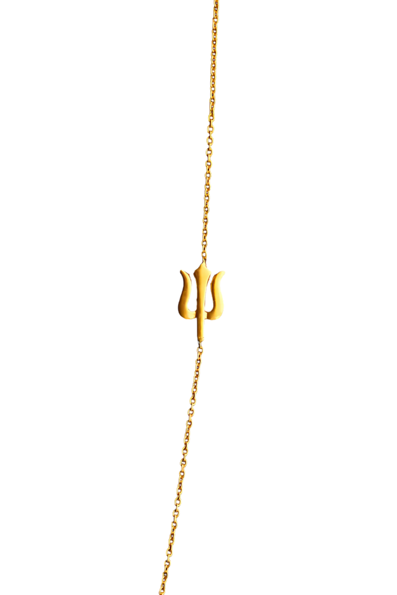 Trident Trishul Haathphool (Gold-plated)