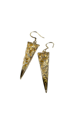 Trikon Filigree Earrings- Silver