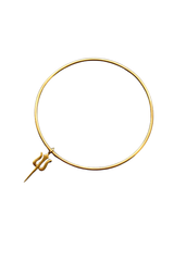 Trishul Charm Bangle (Gold-Plated)