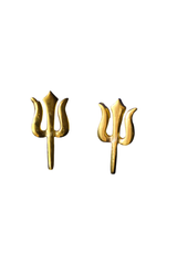 Trishul Stud (Gold-plated)
