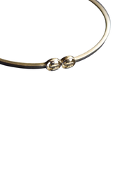 Twin Lingam Bangle (Silver)