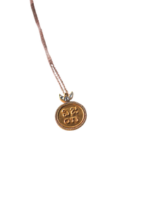 Vijaya Moon Coin Necklace (Silver)