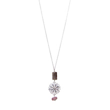 Load image into Gallery viewer, Pink Opla Rhodochrosite Flower Necklace
