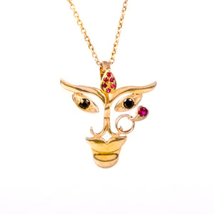 Durga Pendant (Gold-Plated Big)