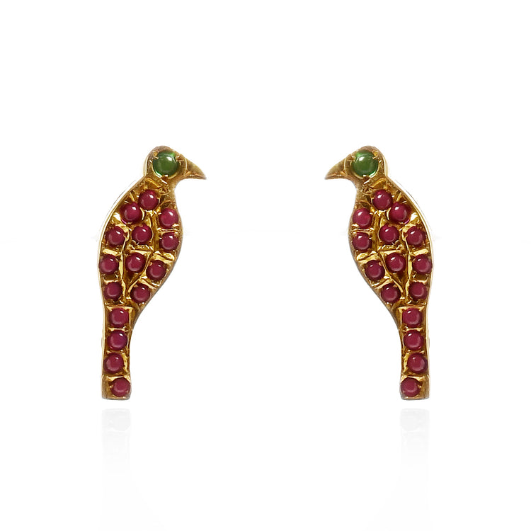 Goddess Parrot Stud