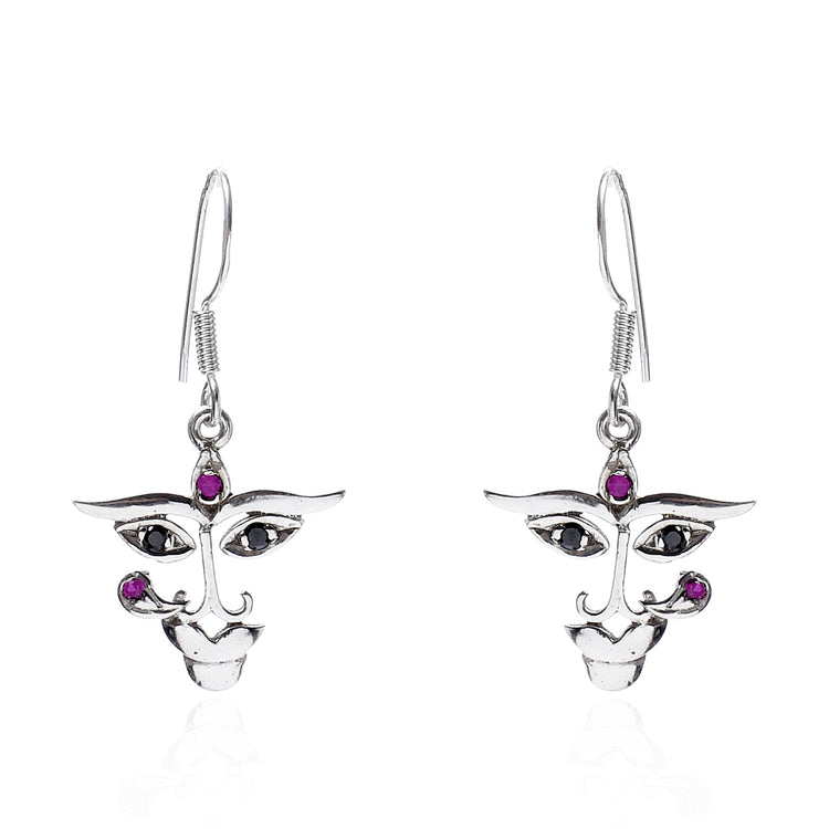 Durga Earrings (Silver)