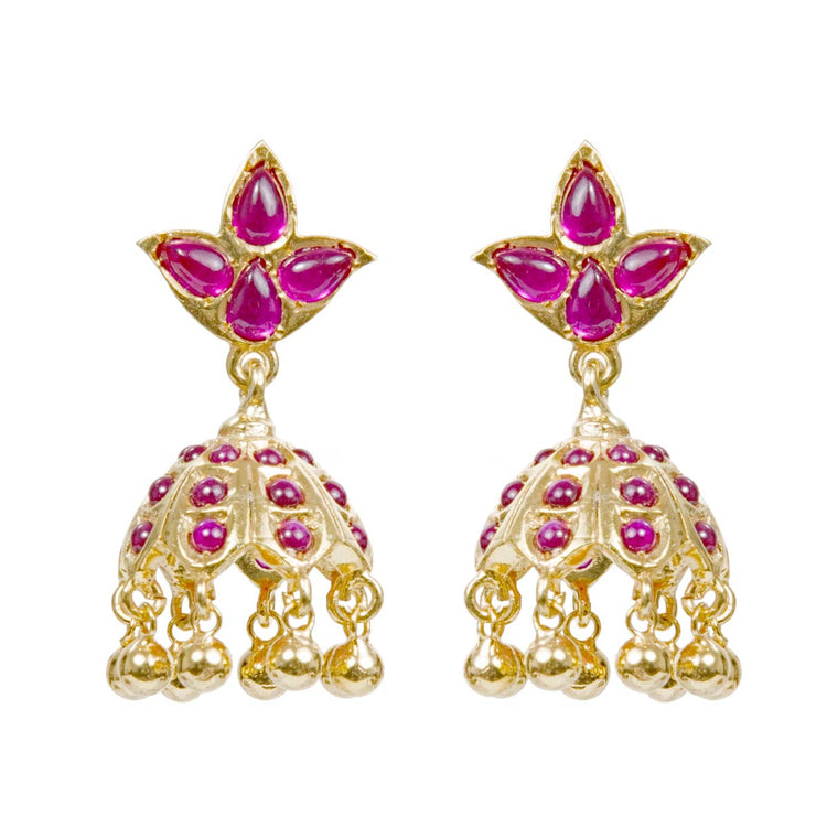 Lotus Stud Aparna Jhumkis