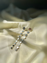 Dot Tributary Earrings- Silver