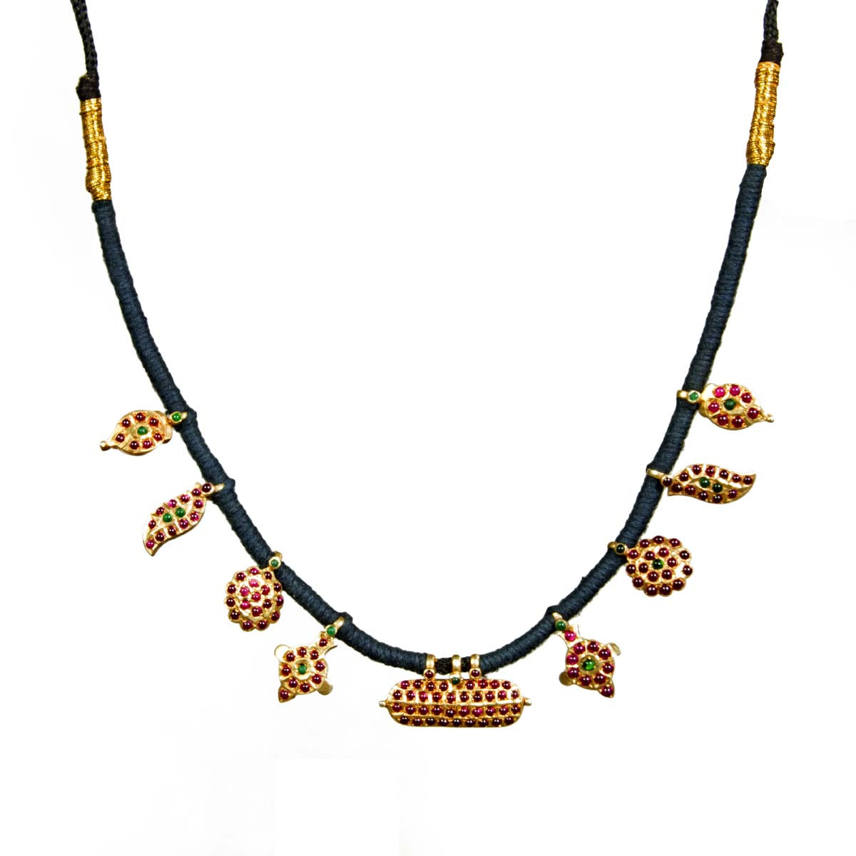 Kamakshi Black Thread Choker – The Jewelry Project India