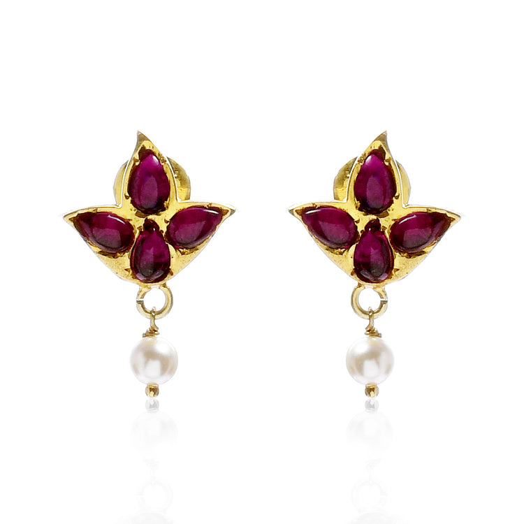 Lotus Pearl Stud