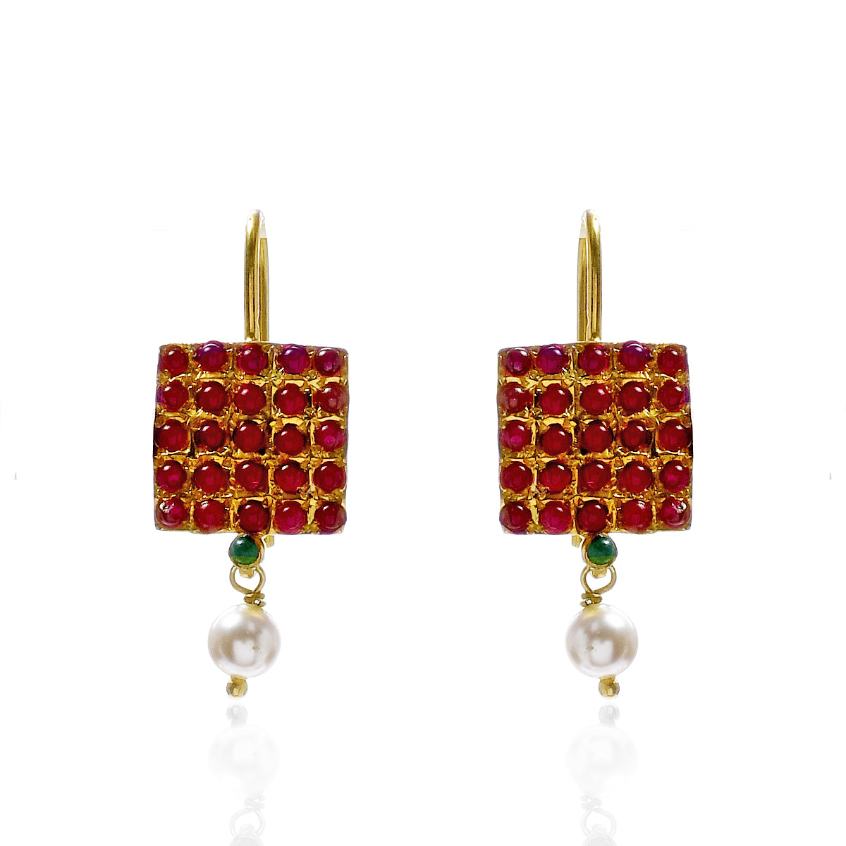 Chettinad Square Earrings