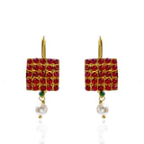 Chettinad Square Earrings