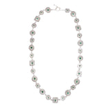 Beaten Coin Modern Kasai Mala Emerald Necklace