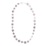 Beaten Coin Modern Kasai Mala Ruby Necklace
