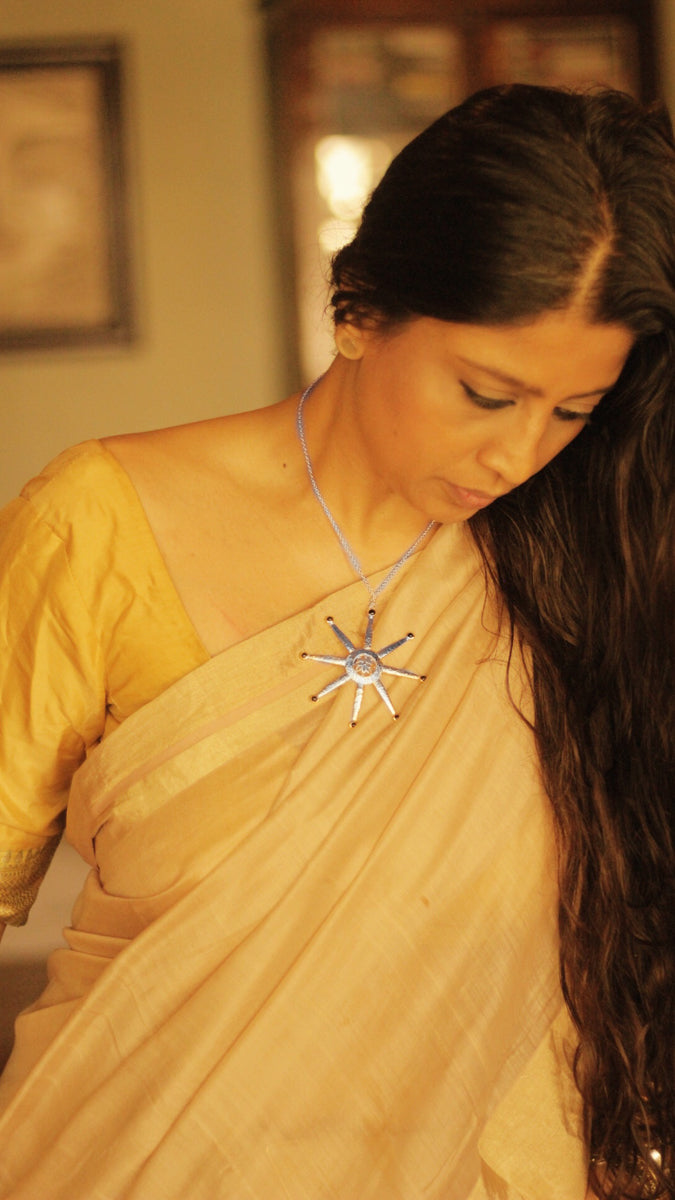 Sun Necklace- Silver