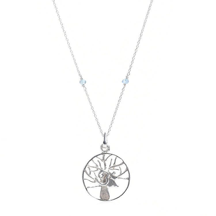 Ganesha Om Over Tree Of Life