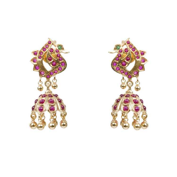 Peacock Aparna Jhumkis