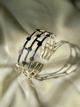 Load image into Gallery viewer, Dots In An Orbit Cuff - Silver
