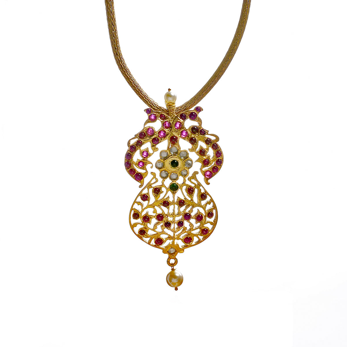 Two Headed Parrot Pendant