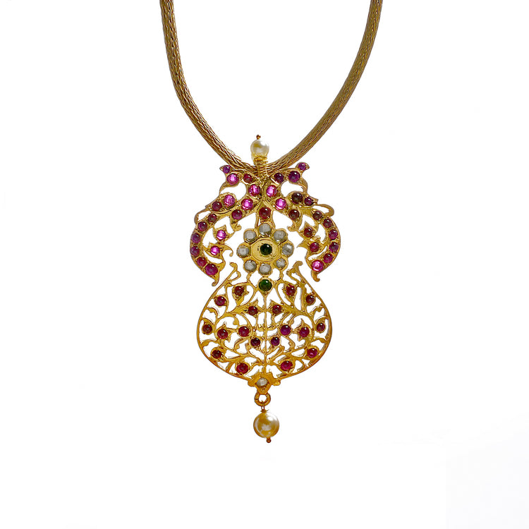 Two Headed Parrot Pendant