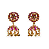 Lakshmi Abundance Flower Aparna Jhumkis