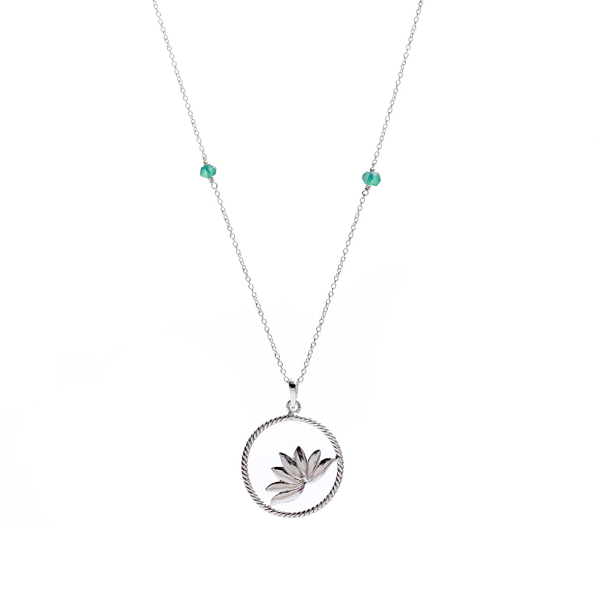 Lotus In A Circle For Abundance